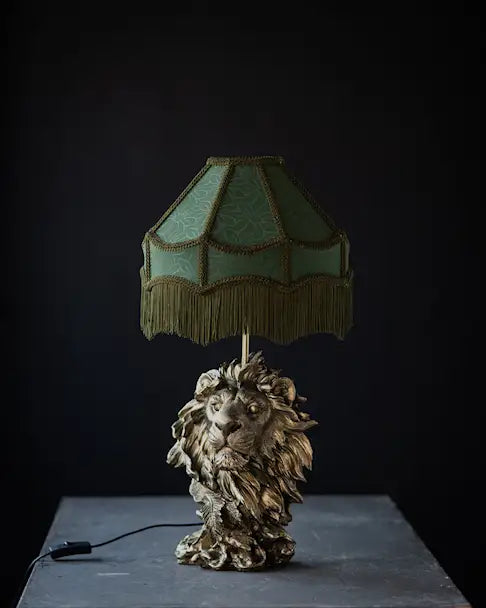 Lampeskjerm Frans grønn Ø32 cm