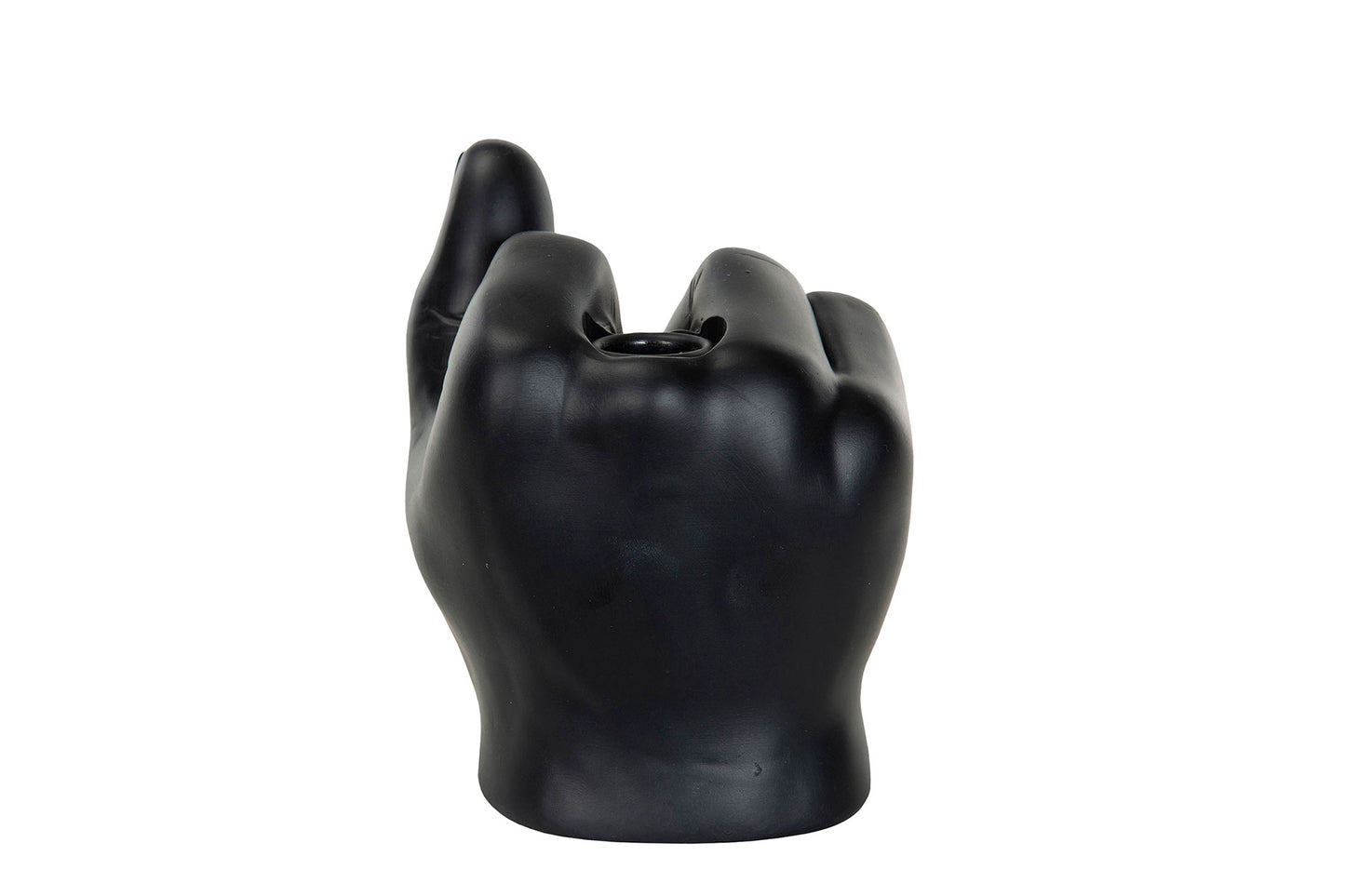 Ljusstake Finger – Skulpturell og Statement-Piece i Matt Svart