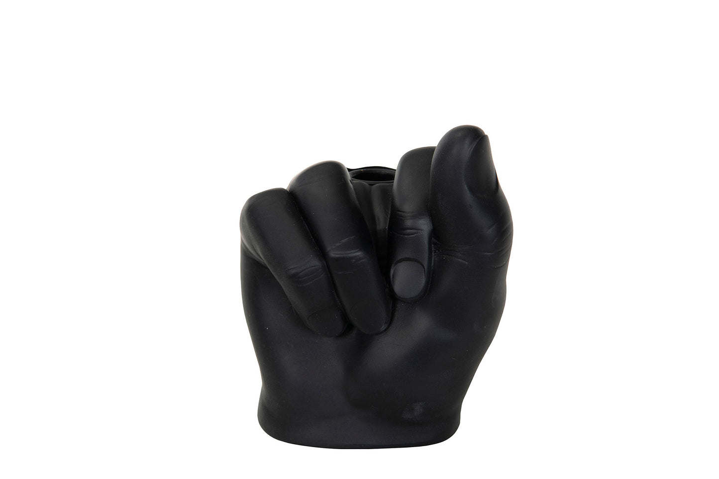 Ljusstake Finger – Skulpturell og Statement-Piece i Matt Svart
