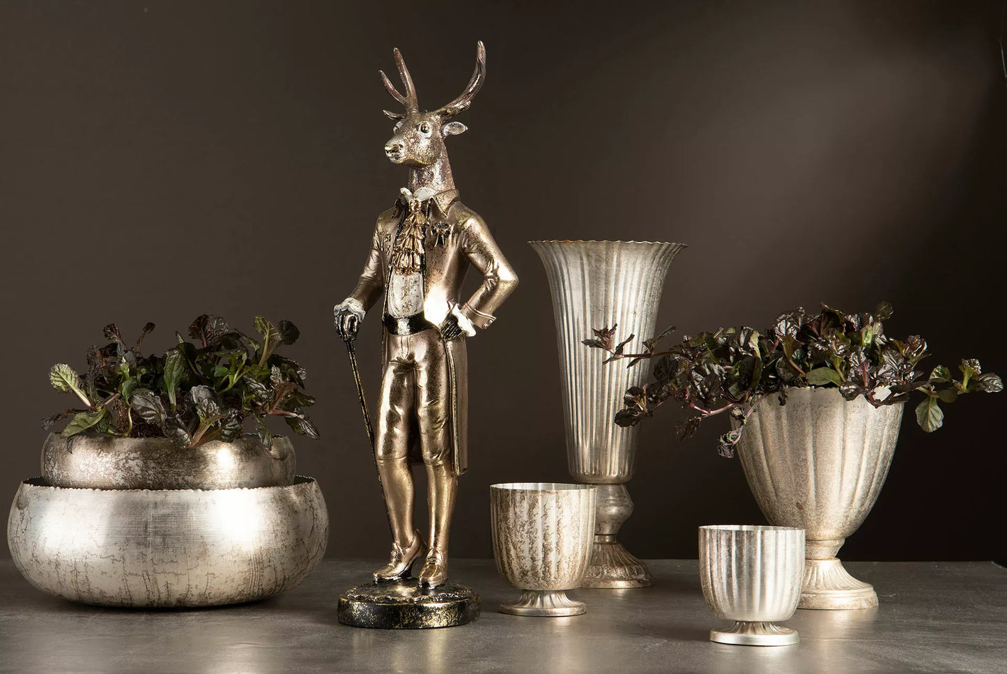 Rex Vaser i Champagne – Elegante Dekorvaser - finnes i To Størrelser