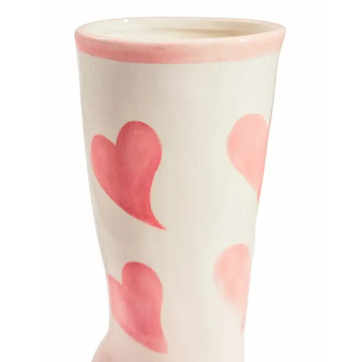 Keramisk Vase – Large Hearts Heeled-Boot