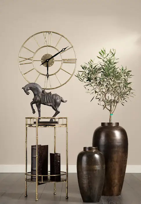Gulv Vase Viv – Antikk brun, 41 cm