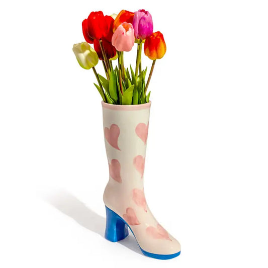 Keramisk Vase – Large Hearts Heeled-Boot