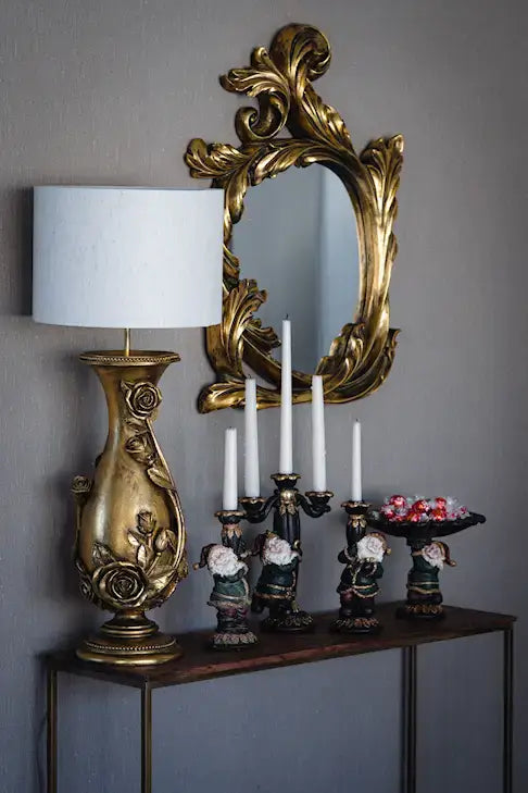 Speil Angeli – Detaljert vegg speil i klassisk stil