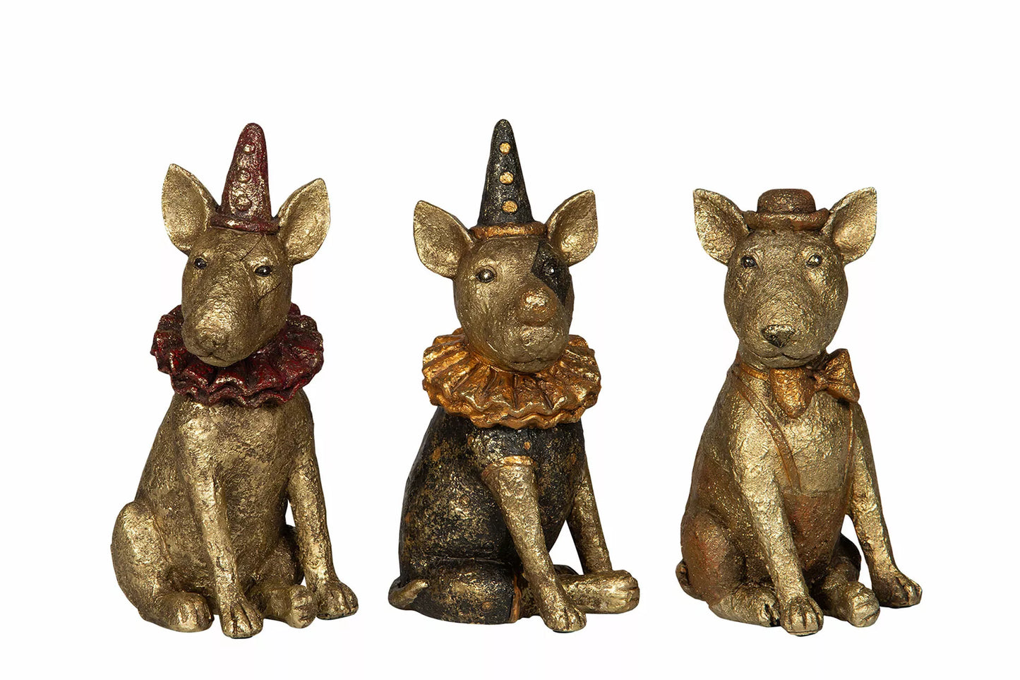 Sirkushund  – Unike Dekorfigurer, Selges Assortert (10x12x22 cm)