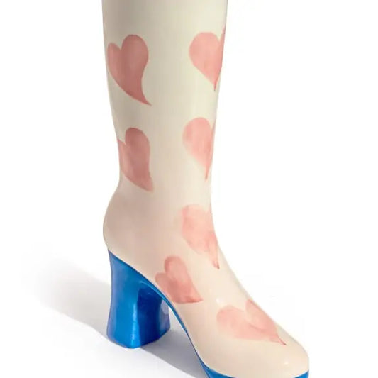 Keramisk Vase – Large Hearts Heeled-Boot