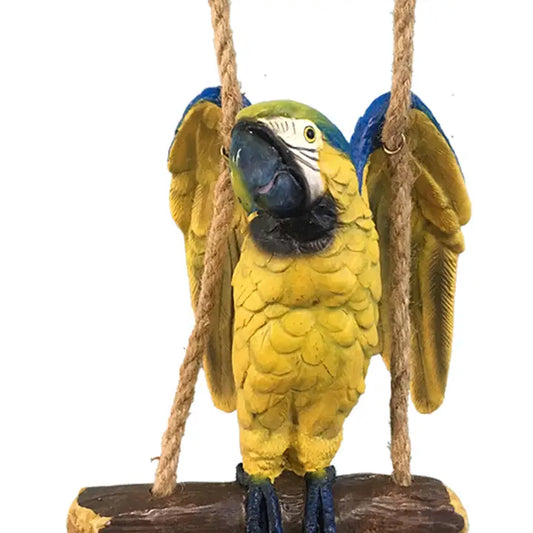 Glenn- Papegøye Swinger - fargerik kunst for hagen